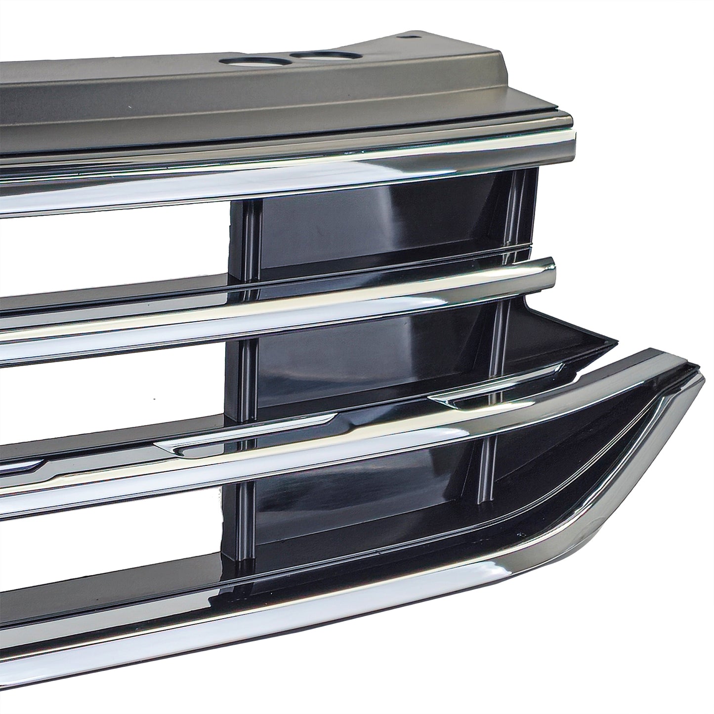 ⭐Black Grille with Chrome Stripes for VW Tiguan II Facelift 2020-2023⭐ 