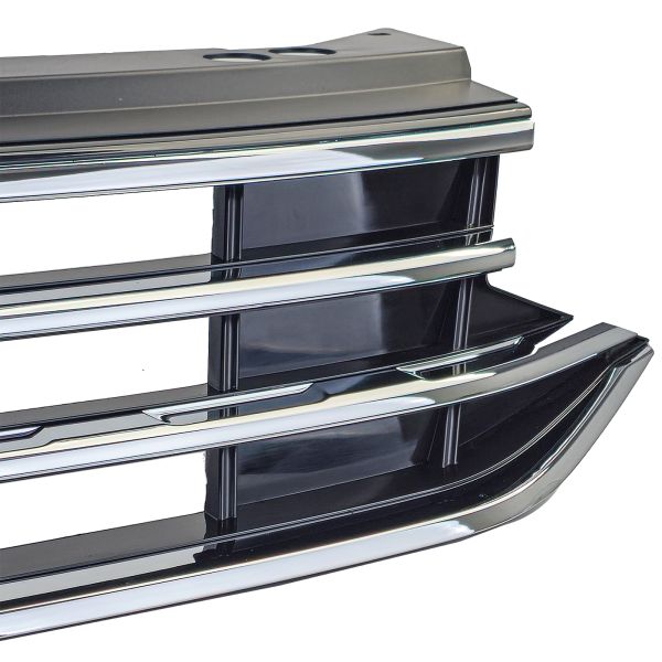 Griglia del radiatore nera con strisce cromate per VW Tiguan II Facelift 2020-2023