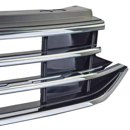 Griglia del radiatore nera con strisce cromate per VW Tiguan II Facelift 2020-2023