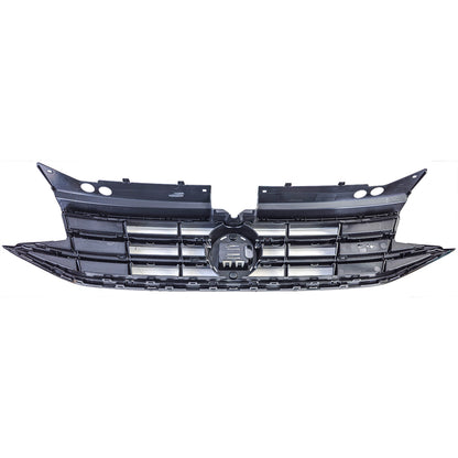 ⭐Black Grille with Chrome Stripes for VW Tiguan II Facelift 2020-2023⭐ 