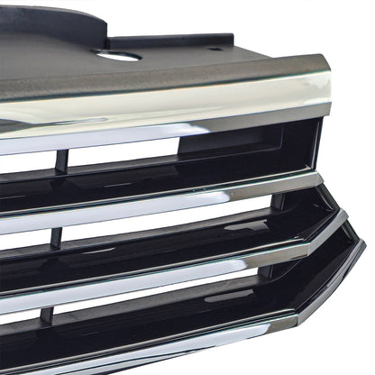 ⭐Black Grille with Chrome Stripes for VW Passat B8 3G Pre-Facelift 2014-2019⭐ 