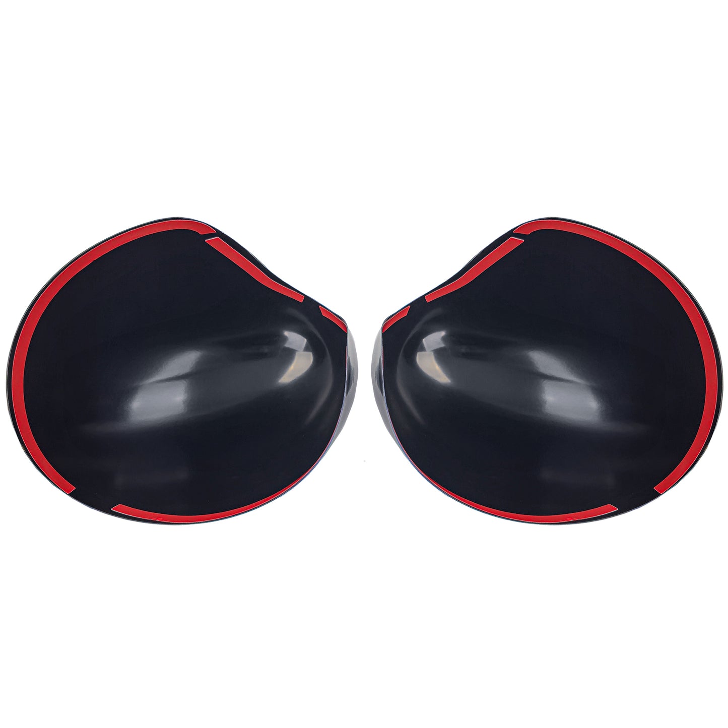 Union Jack Mirror Caps Black Red Suitable for Mini F54 F55 F56 F57 13-18