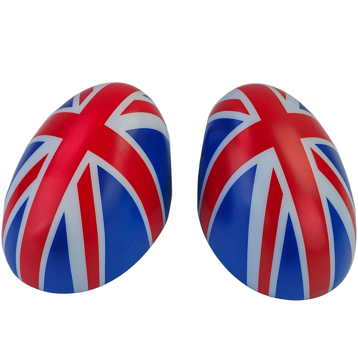 Union Jack Mirror Caps Blue White Red Suitable for Mini F54 F55 F56 F57 13-18