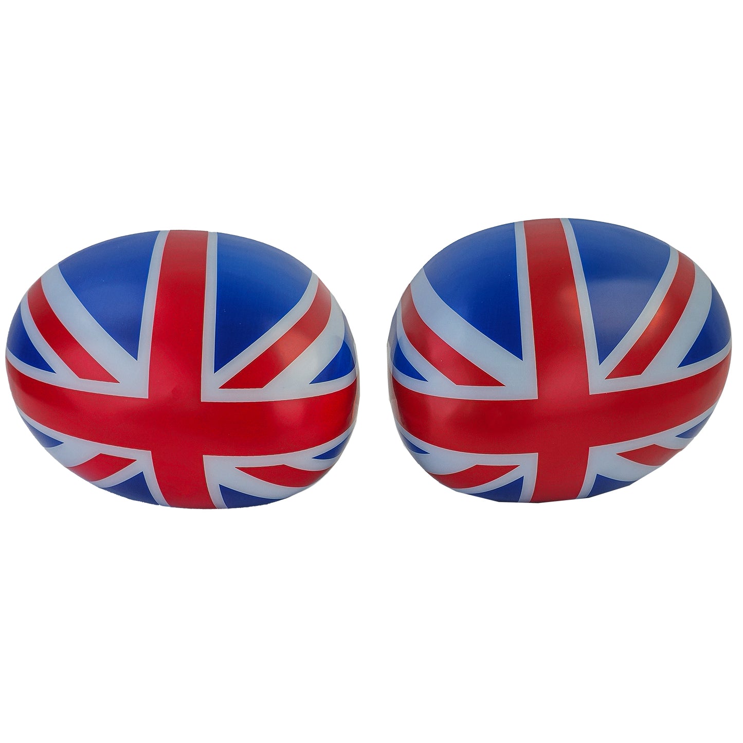 Union Jack Mirror Caps Blue White Red Suitable for Mini F54 F55 F56 F57 13-18