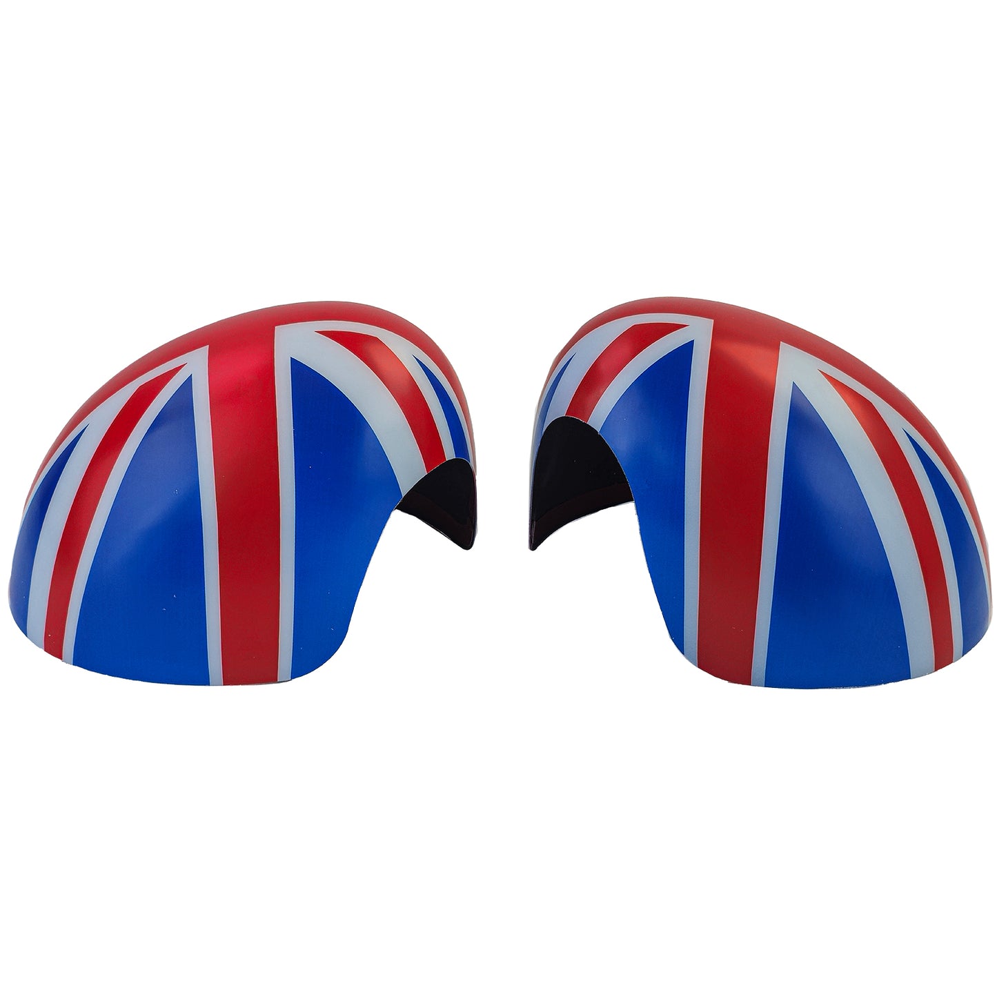 Union Jack Mirror Caps Blue White Red Suitable for Mini F54 F55 F56 F57 13-18