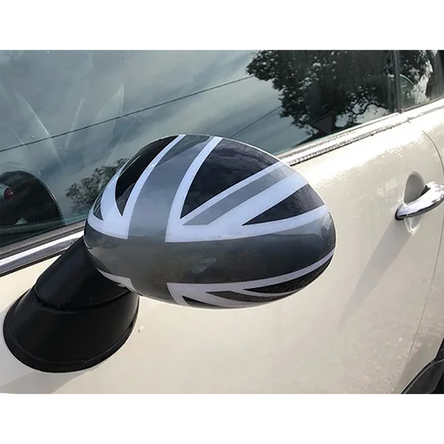 💎Union Jack Mirror Covers Black Grey Suitable for Mini F54 F55 F56 F57💎