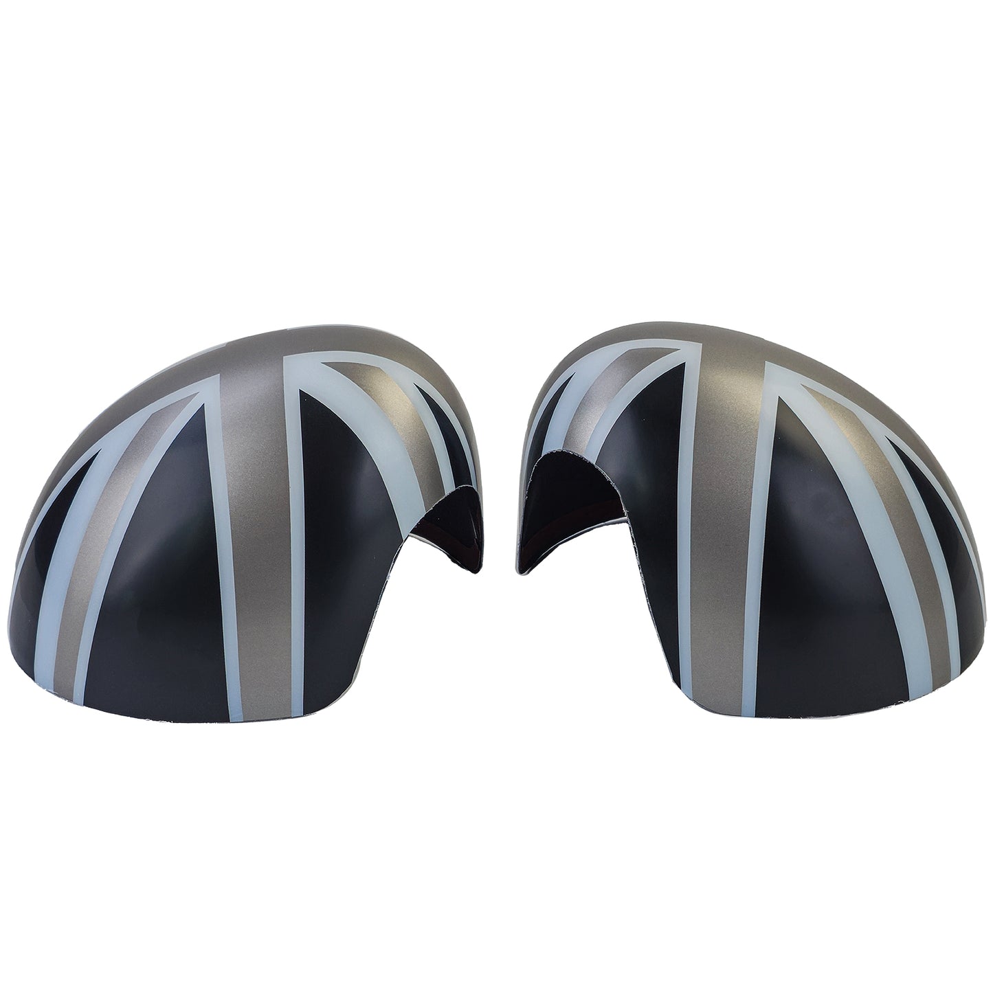 💎Union Jack Mirror Covers Black Grey Suitable for Mini F54 F55 F56 F57💎