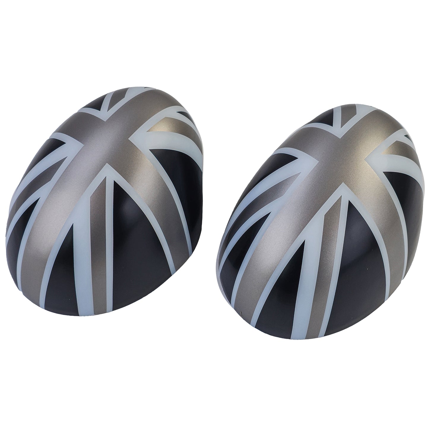 💎Union Jack Mirror Covers Black Grey Suitable for Mini F54 F55 F56 F57💎