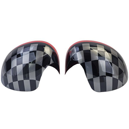 💎Calotte specchietti Performance Rosso Nero adattI per Mini F54 F55 F56 F57💎