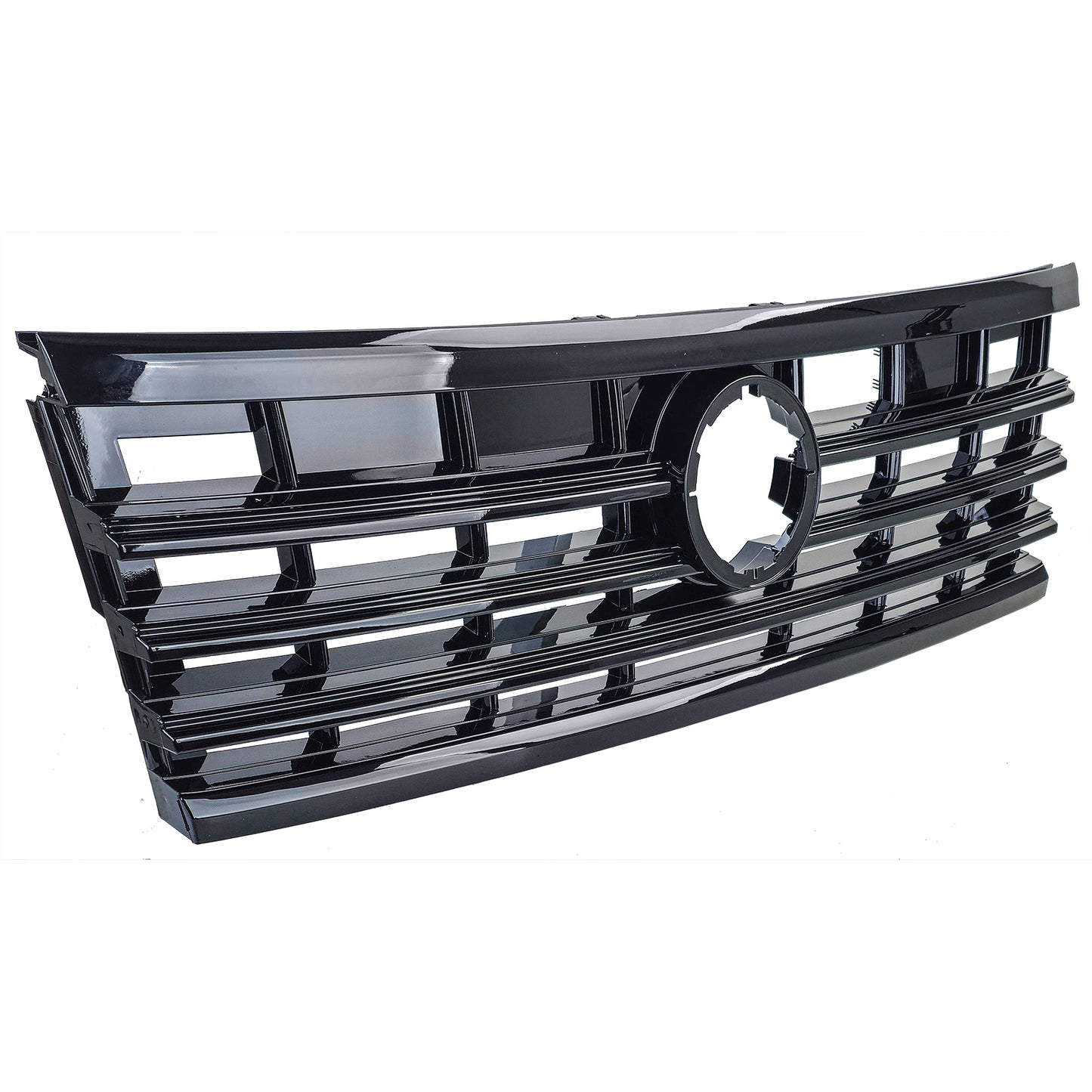 ⭐Griglia nera con strisce cromate si adatta a VW Touareg III dal 2018⭐