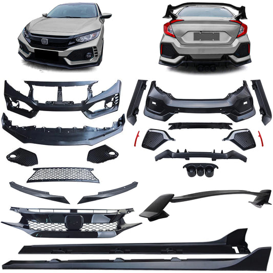 ✨Kit carrozzeria Davanzali paraurti per Honda Civic FK 16-20 Hatchback✨