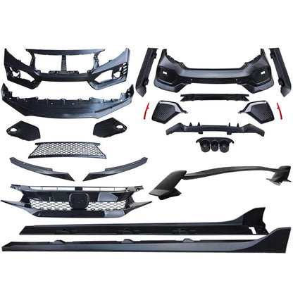 ✨Kit carrozzeria Davanzali paraurti per Honda Civic FK 16-20 Hatchback✨