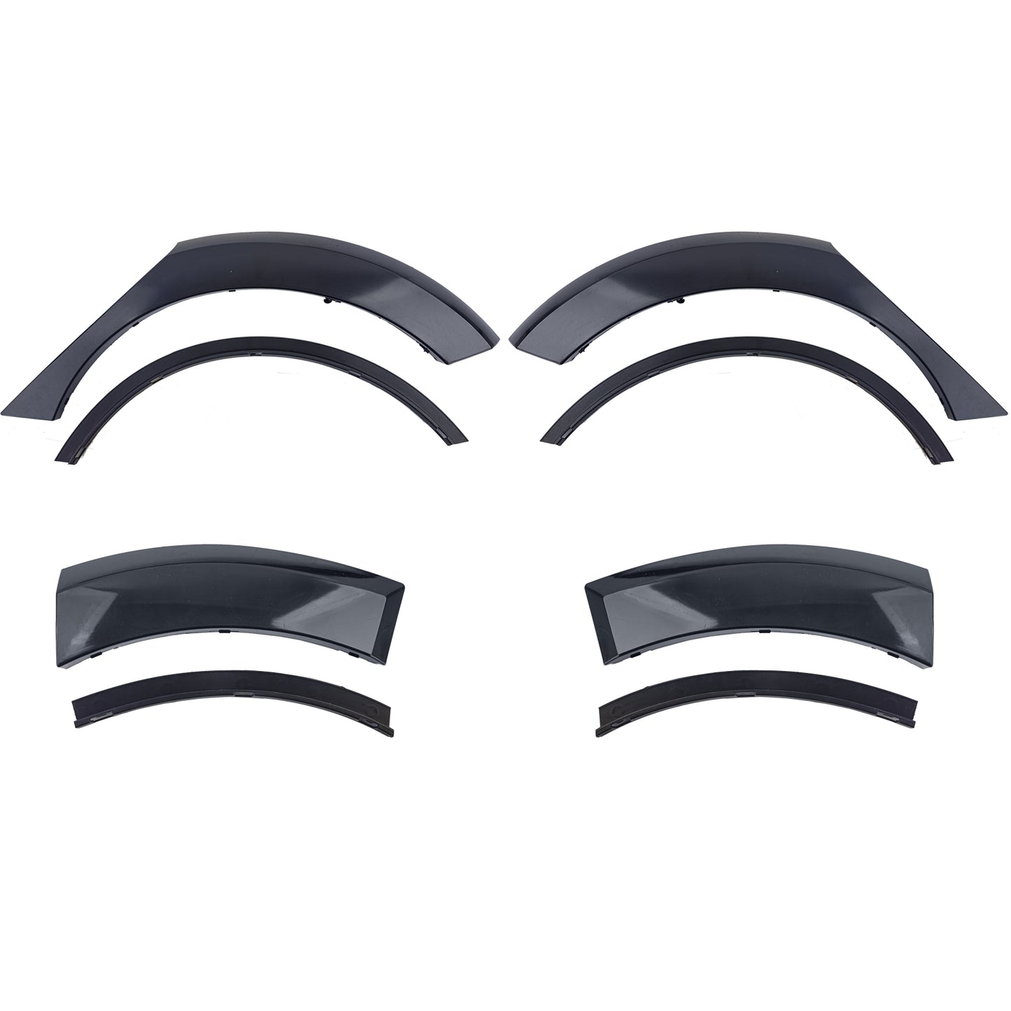 ✨Glossy Black Wheel Arch Flares Set for Honda Civic 2016-2020 Hatchback✨