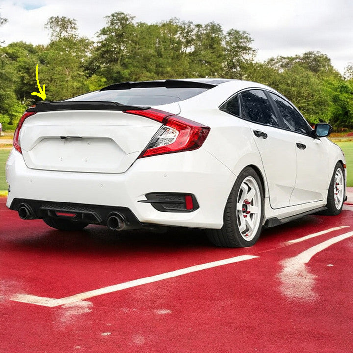 ✨Spoiler da tetto Sport RS nero lucido per Honda Civic 2016-2020✨