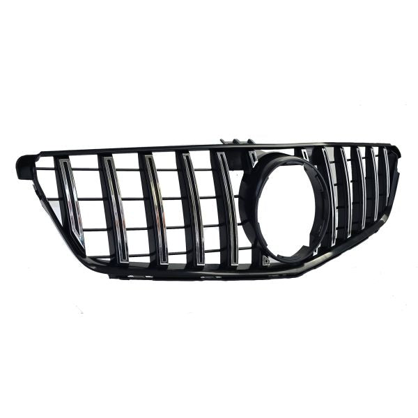 🤩Griglia Sportiva Nera Cromata Lucida Per Mercedes Classe C W204 S204 C204🤩