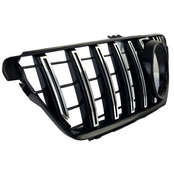 🤩Griglia Sportiva Nera Cromata Lucida Per Mercedes Classe C W204 S204 C204🤩