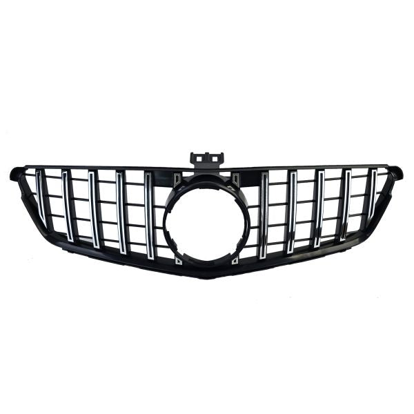 🤩Griglia Sportiva Nera Cromata Lucida Per Mercedes Classe C W204 S204 C204🤩