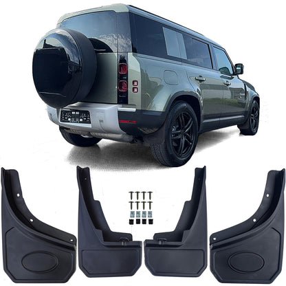 🔥Set paraspruzzi anteriori e posteriori per Land Rover Defender L663  2020+🔥