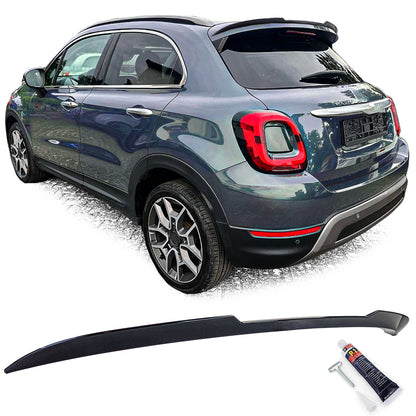⭐Spoiler posteriore da tetto nero lucido adatto per Fiat 500X dal 2014⭐