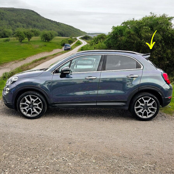 ✨Spoiler posteriore da tetto nero lucido adatto per Fiat 500X dal 2014✨