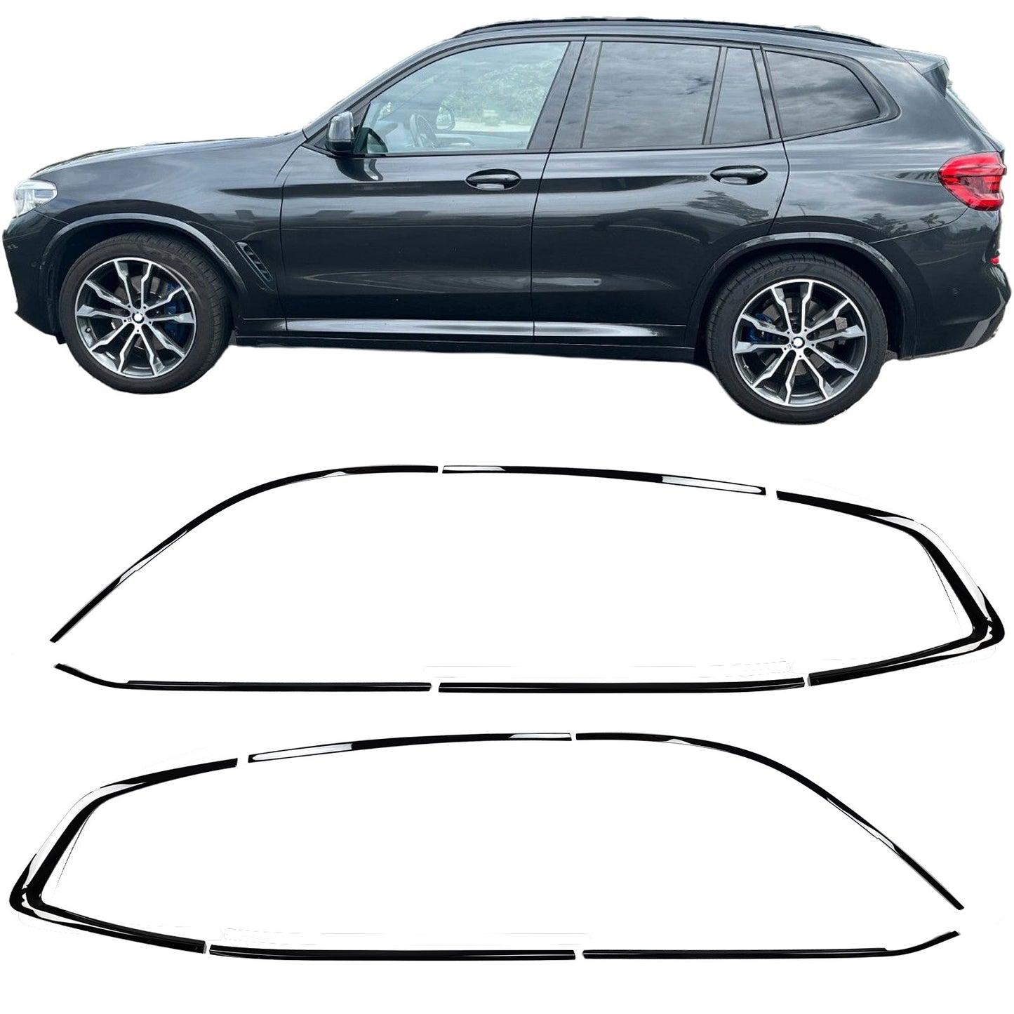 Copri fienstrini nero set di finiture BMW X3 G01 dal 2017