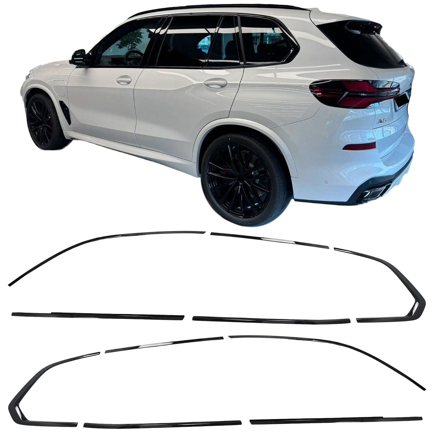 ⭐Copri fienstrini nero set di finiture BMW Serie 4 G22 Coupé dal 2020⭐