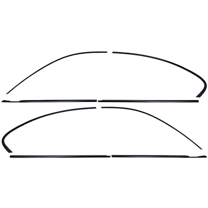 ⭐Shadow Line Trim Set Gloss Black Suitable for BMW 5 Series F10 Sedan 10-⭐ 