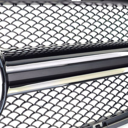 ✨Griglia Sportiva Doppia Barra Nera Lucida Per Mercedes Classe A W176 12-15✨