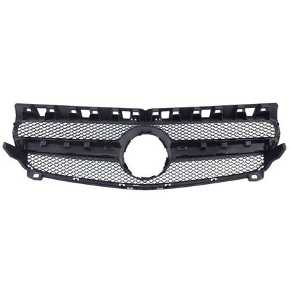 ✨Griglia Sportiva Doppia Barra Nera Lucida Per Mercedes Classe A W176 12-15✨