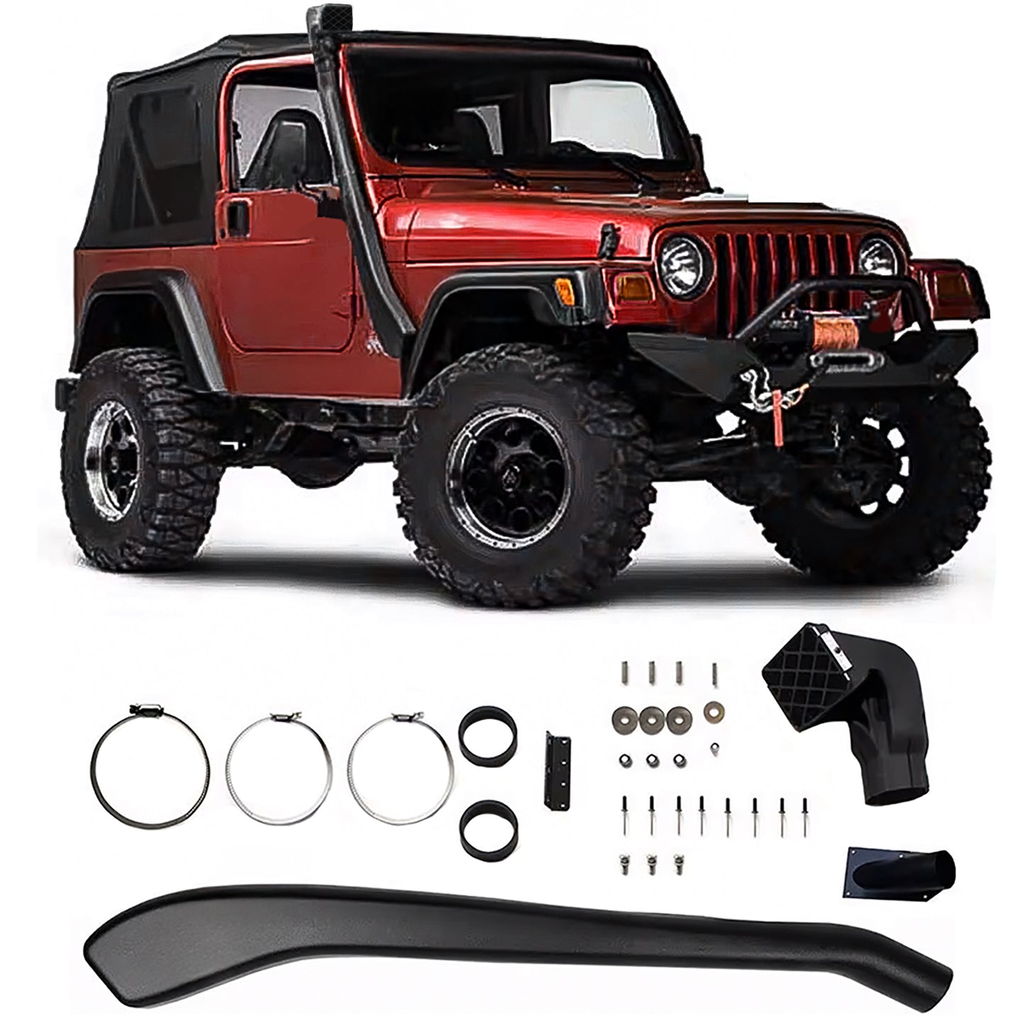 💥Offroad Snorkel Kit Fit For Jeep Wrangler TJ 1996-2006💥