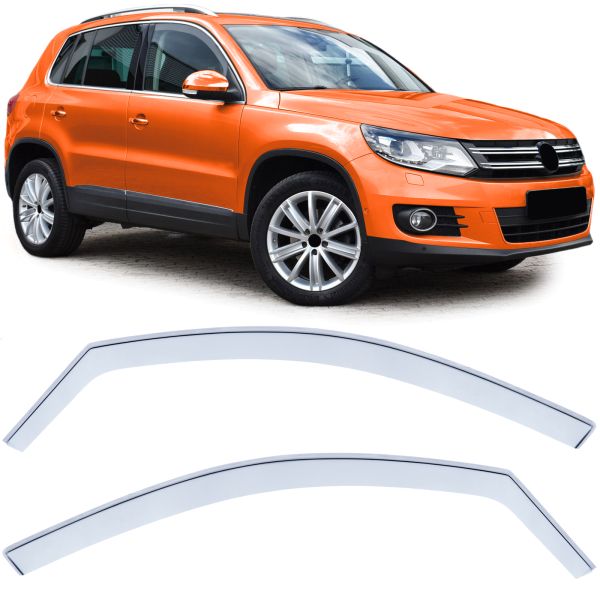 🔥Deflettore Vento Deflettore Antipioggia Luce Paravento per VW Tiguan 5N07-15🔥