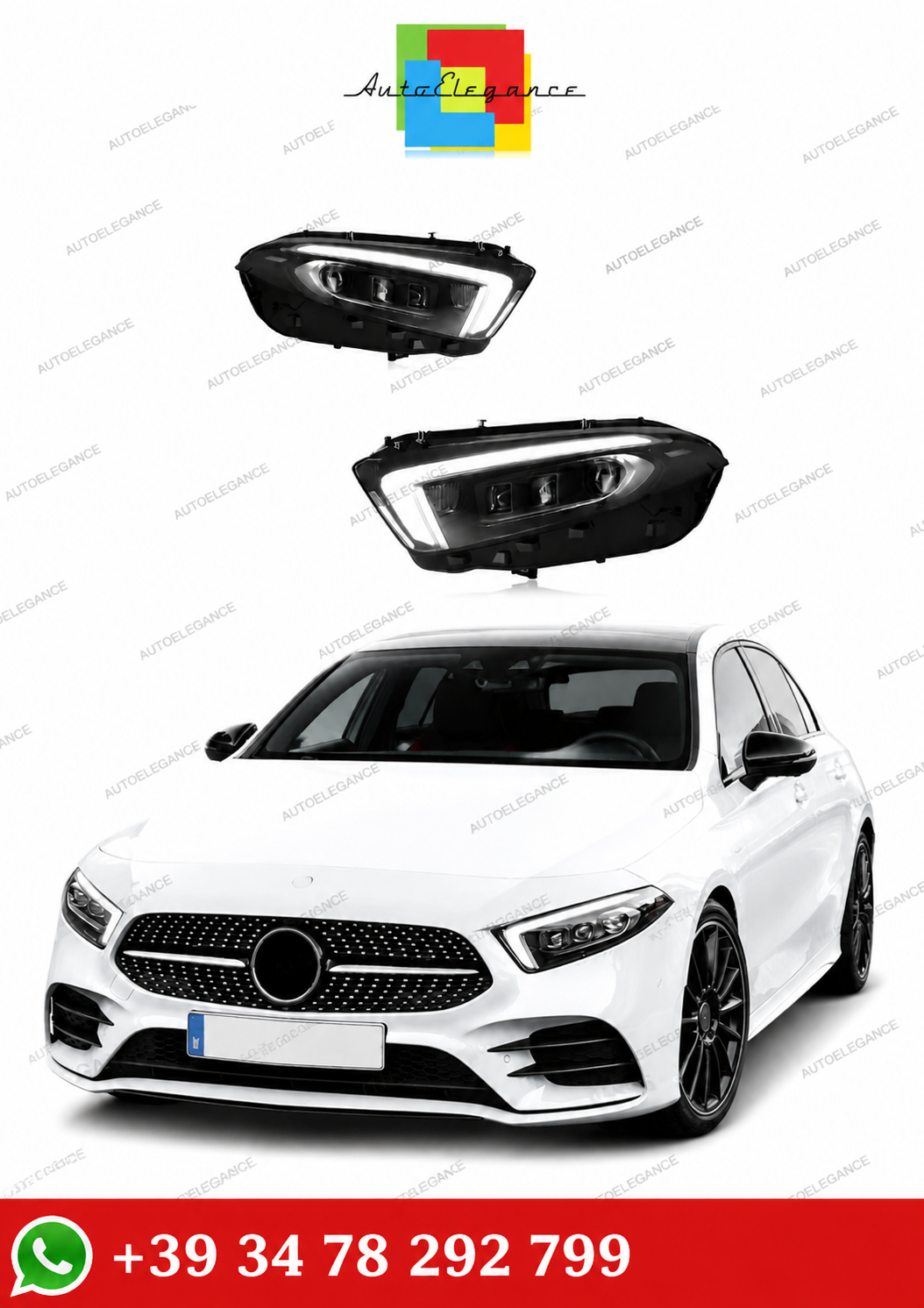 💫Fari Anteriori LED per Mercedes-Benz Classe A W177 2018-2022💫