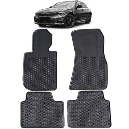 ❄️Tappetini in gomma per auto Set Premium nero per BMW G20 Limousine serie 3 ❄️