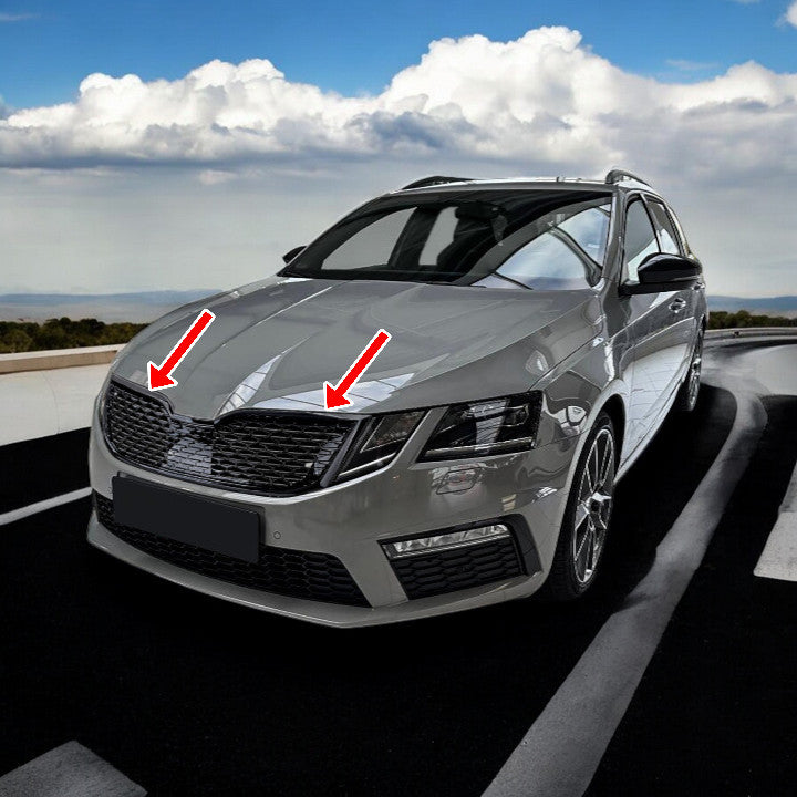 ⭐Griglia sportiva design a nido d'ape adatto per Skoda Octavia 5EFacelift 17-20⭐