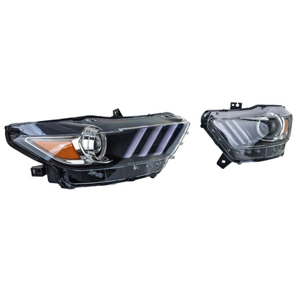 4005 ⚡️Fari allo xeno con omologazione UE per Ford Mustang 6 Coupe Cabrio 14-17⚡