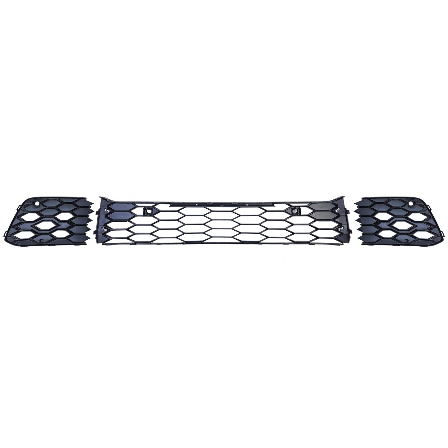 🔥Griglia paraurti 3 pezzi a nido d'ape opaca per VW Golf 8 GTI GTD 19-24🔥