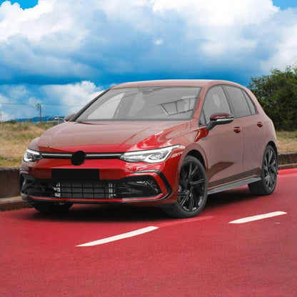 ❄️Paraurti Anteriore Sport+griglie con Striscia LED per VW Golf8 anche RLine19❄️