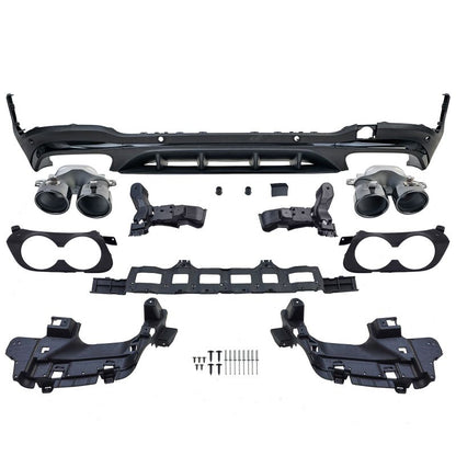 🔥DIFFUSORE POSTERIORE SPORT+TERMINALI DI SCARICO PER GLC X253 19-22 FACELIFT🔥