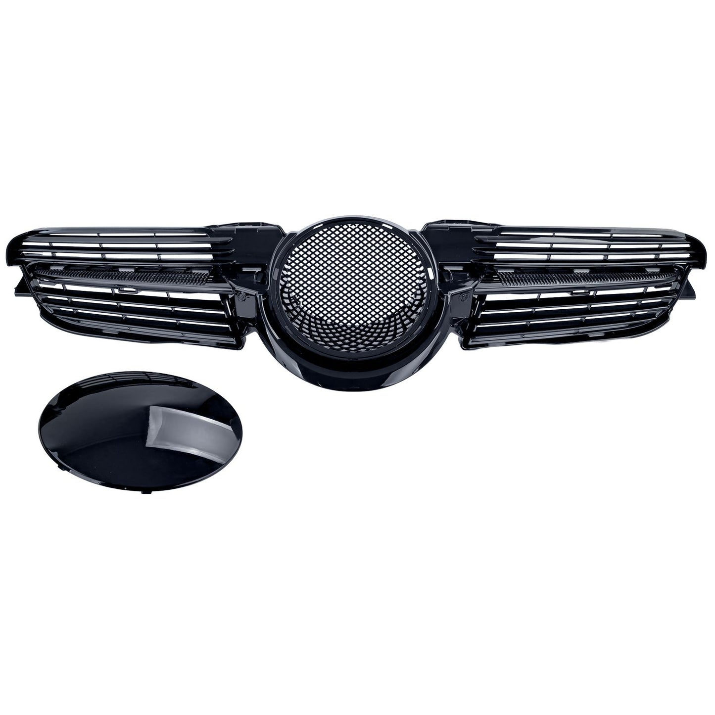 💫ART.3711 Griglia Radiatore Nera Lucida adatta per Mercedes SLK R171 04-07💫