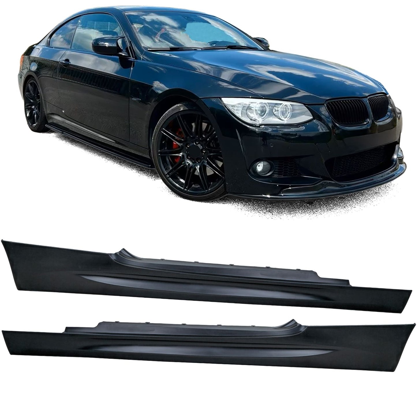 💫ART.4552 Minigonne Sportive adatte per BMW Serie 3 E92 E93 Coupé Cabrio💫
