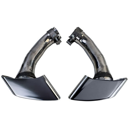 TERMINALI SCARICO QUADRATI IN ACCIAIO INOX LOOK M50 PER BMW X6 E71 (2008-2014)