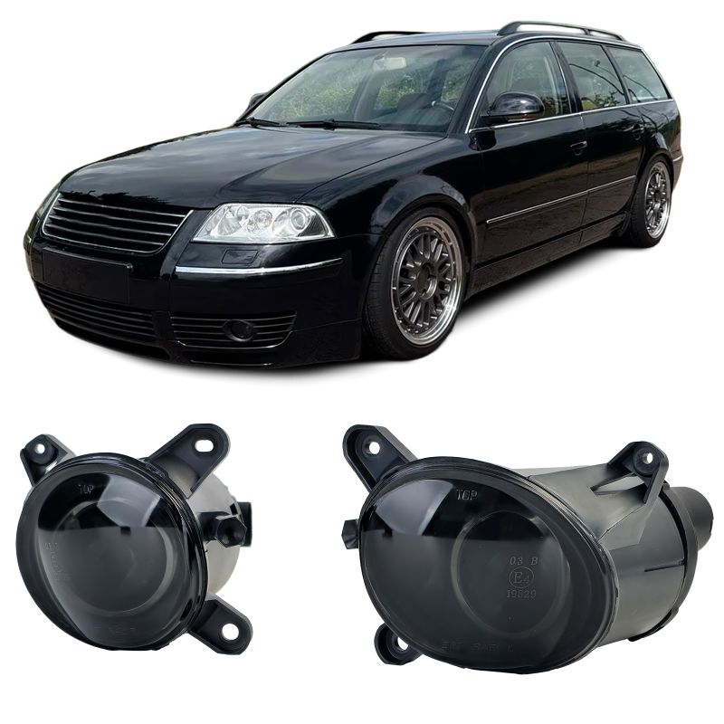 Fendinebbia LED/Cristallo Nero Smoke VW Passat B5 3BG 2000-2005