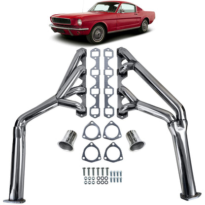 💫ART.3706 Set collettore di scarico Tri-Y per Ford Mustang SBF 260 302 64-70💫
