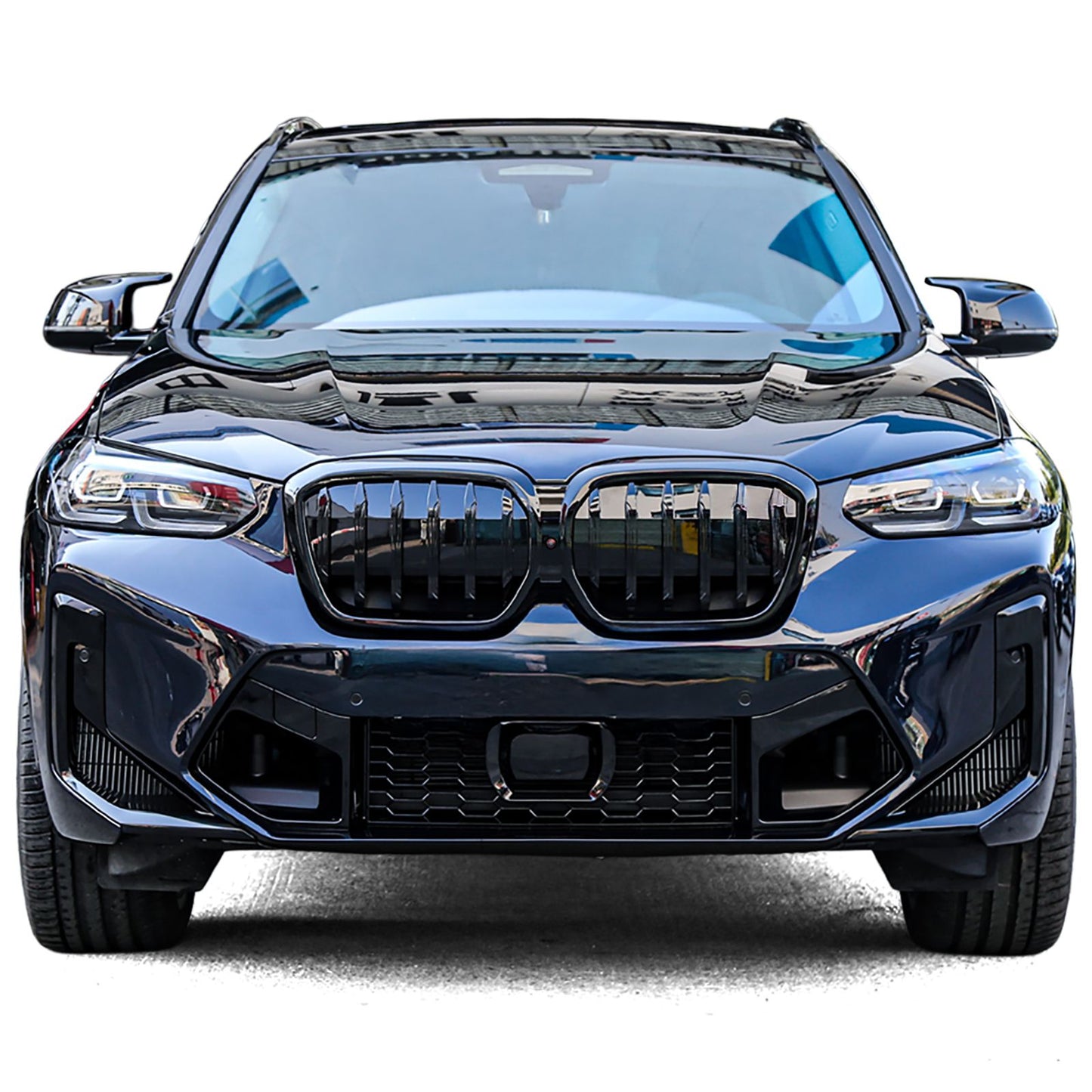 💫ART.4567 Paraurti Sportivo Anteriore e accessori compatibile per BMW G01 G02💫