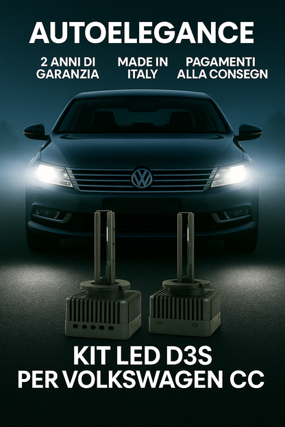 ⭐KIT XENON D3S 6000K ANABBAGLIANTI PER VOLKSWAGEN CC – LUCE BIANCA POTENTE⭐