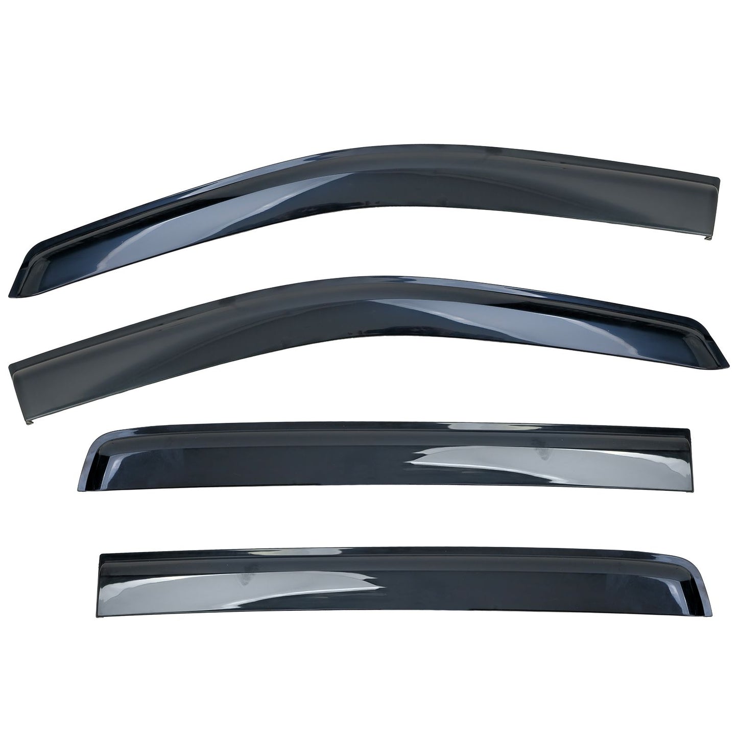💫ART.3642 Deflettori Antiturbo 4 pezzi Nero per Ford Ranger T6 T7 T8 12-2022💫