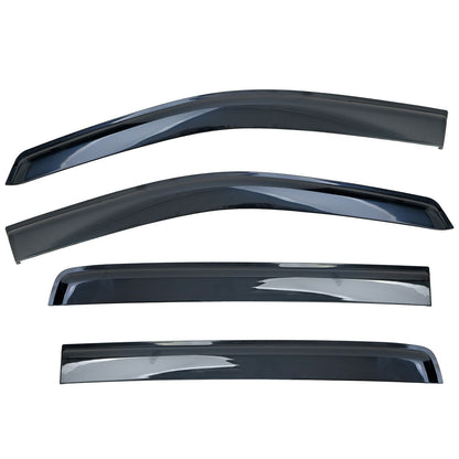 💫ART.3642 Deflettori Antiturbo 4 pezzi Nero per Ford Ranger T6 T7 T8 12-2022💫