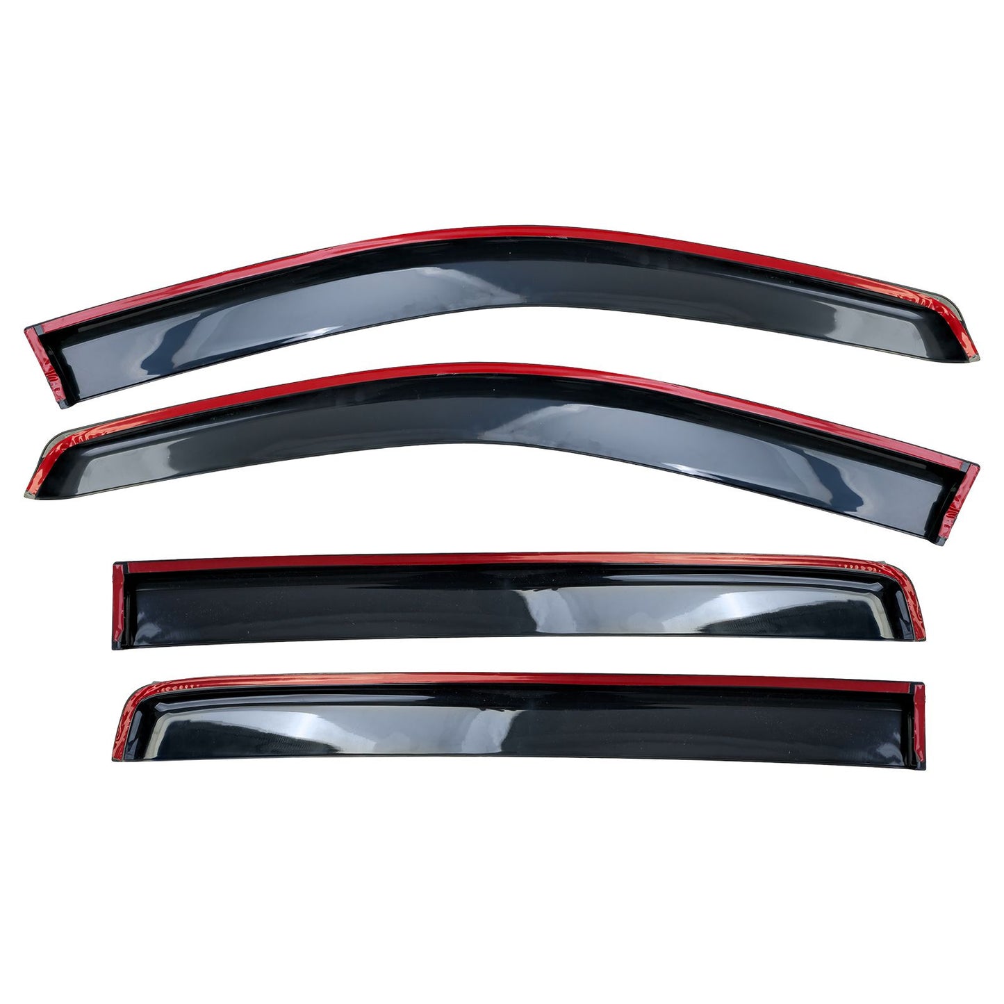 💫ART.3642 Deflettori Antiturbo 4 pezzi Nero per Ford Ranger T6 T7 T8 12-2022💫