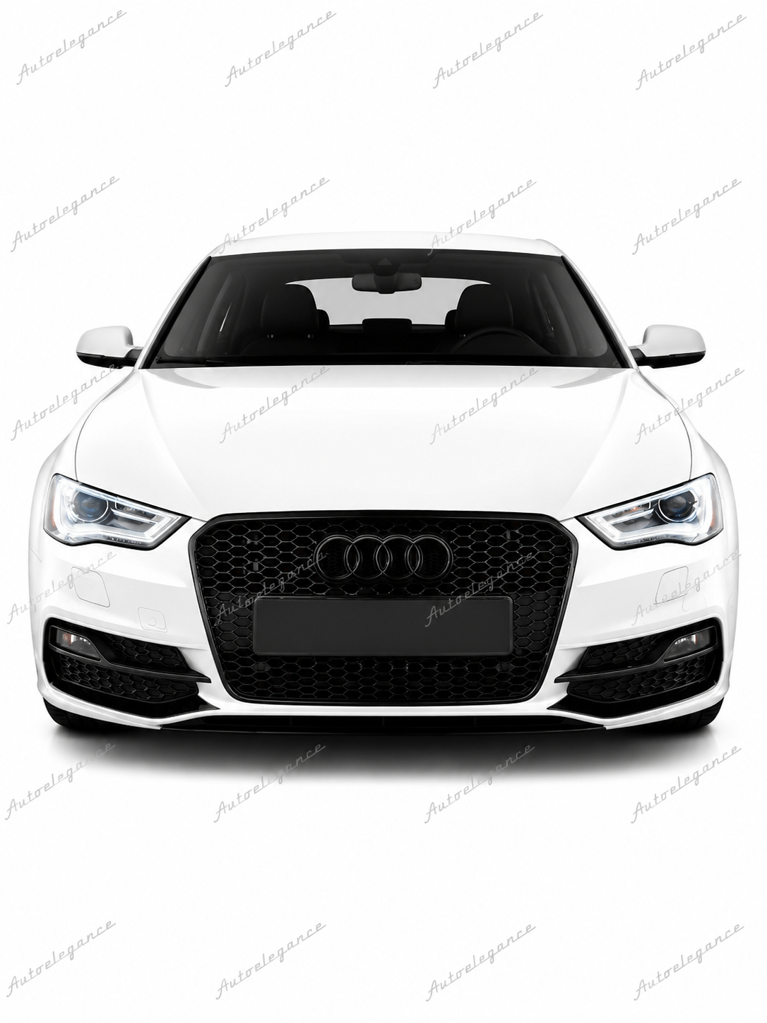 🔥ART.0581 GRIGLIA ADATTO PER AUDI A3 8V 2012-2016 LOOK RS3 NERO🔥