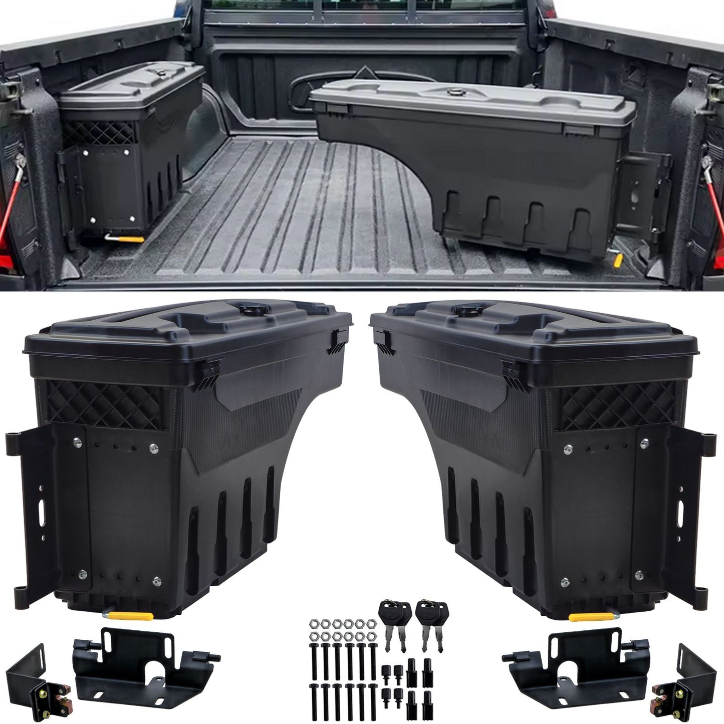 💫ART.3562 Contenitori in ABS per piattaforma di carico per Ford Ranger T9💫